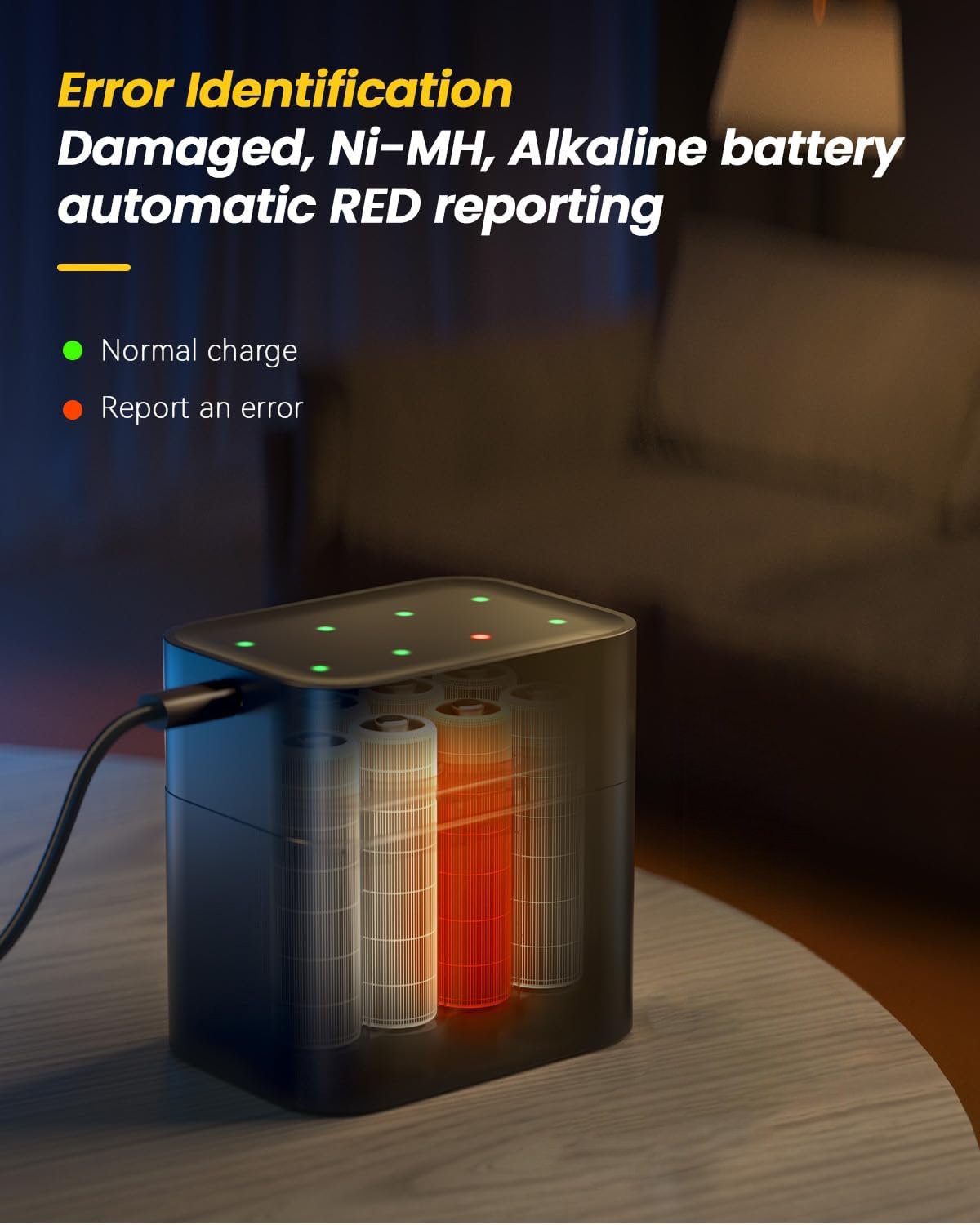 🏆Flash Sale⚡ 50K+ SOLD! Almost Gone-💥🎁 🔋Charging Compartment - AA/AAA Lithium Battery Smart Charging Case