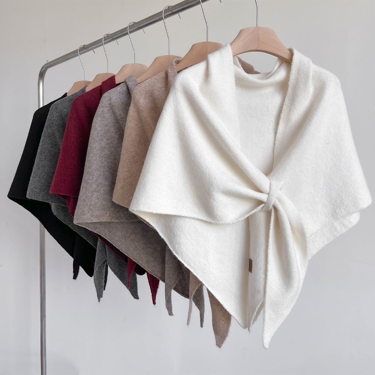 🏆50K+ SOLD! Almost Gone - 💕Women's Solid Color Wool Blend Shawl 2