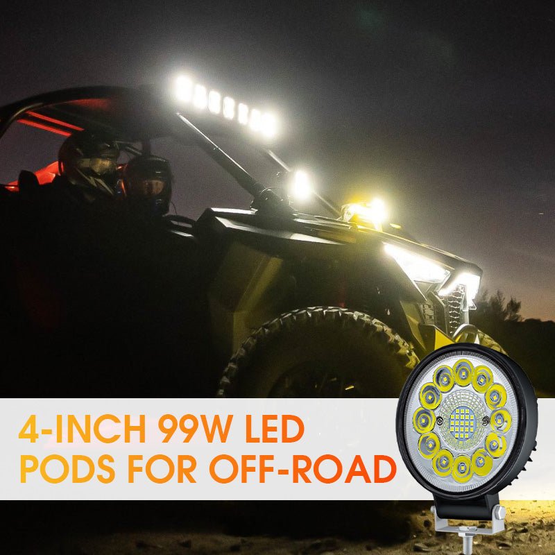 4 - inch 99W LED Pod for Off - Road - GoMart!
