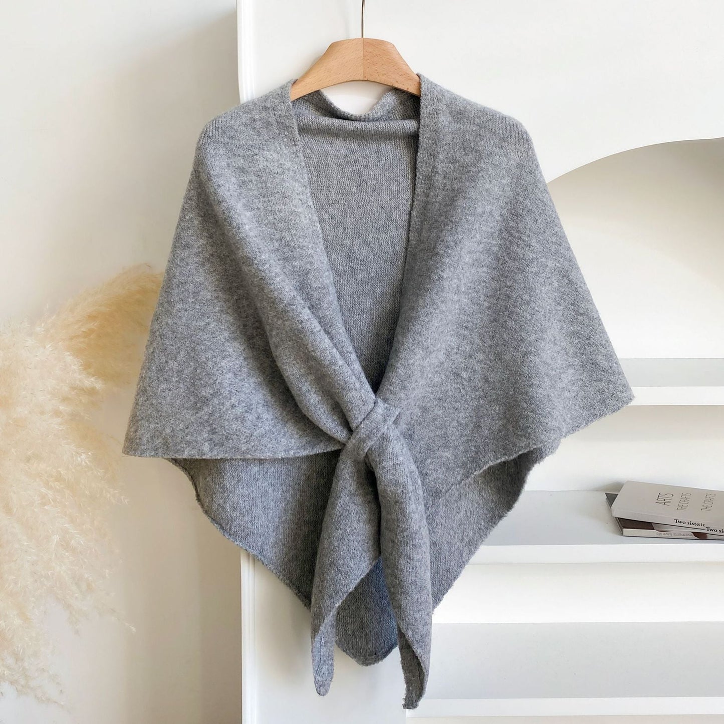 🏆50K+ SOLD! Almost Gone - 💕Women's Solid Color Wool Blend Shawl 2