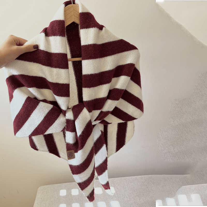 🏆50K+ SOLD! Almost Gone - 💕Women's Solid Color Wool Blend Shawl 2 - GoMart!