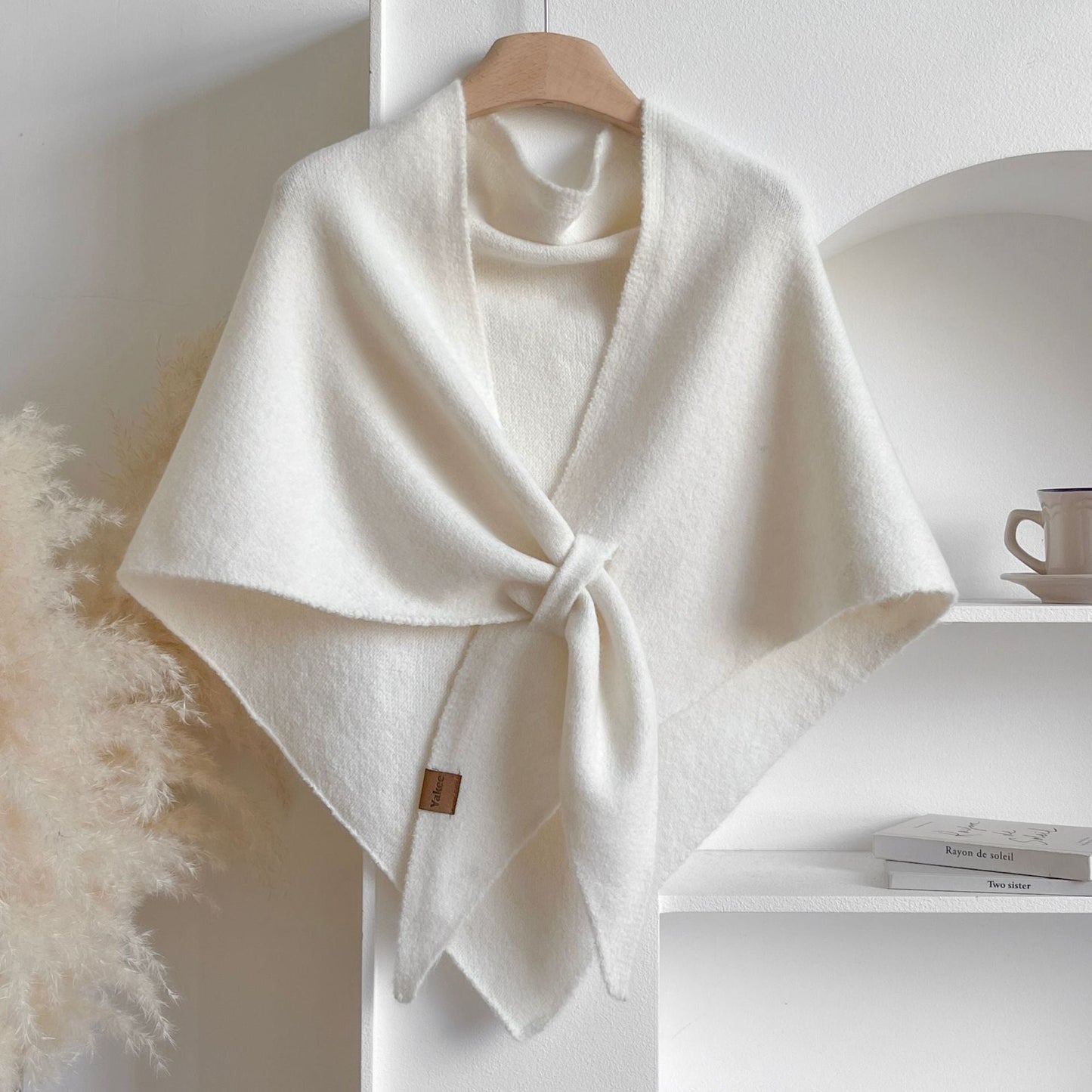 🏆50K+ SOLD! Almost Gone - 💕Women's Solid Color Wool Blend Shawl 2