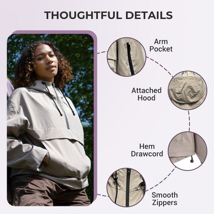 💜LAST DAY SALE- 50% OFF💦3-in-1 Waterproof Women's Jacket – Rain, Wind & Cold, All Covered