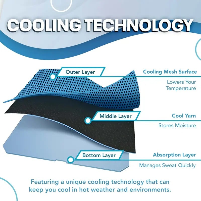 ⏰🎉Buy 1 Get 1 Free-Limited Sale🔥Cold Sweat Towel You Can Use Anywhere, Anytime! Reusable Soft Absorbent Cooling Portable