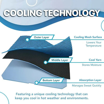 ⏰🎉Buy 1 Get 1 Free-Limited Sale🔥Cold Sweat Towel You Can Use Anywhere, Anytime! Reusable Soft Absorbent Cooling Portable