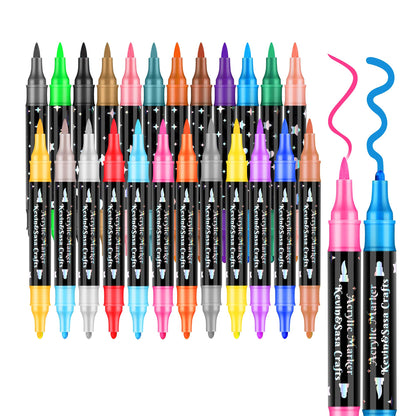 ⏳THE WEEK'S SPECIAL PRICE ￡7.99!!✨🎁Dual-Tip Glitter Marker Pen