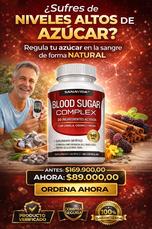 Blood Sugar Complex® - Estabiliza el Azúcar en la Sangre - GoMart!