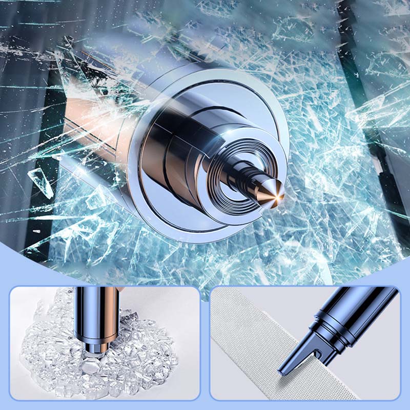 🌟 BUY 2 get 1 free 🌟Emergency Car Window Breaker Seatbelt Cutter Tool - GoMart!