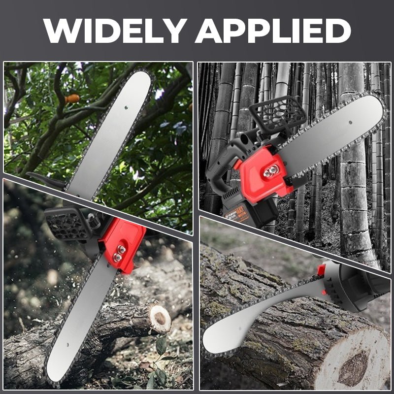 🔥Cordless high - power lithium battery chainsaw - 🎁Limited - time gift tool kit! - GoMart!