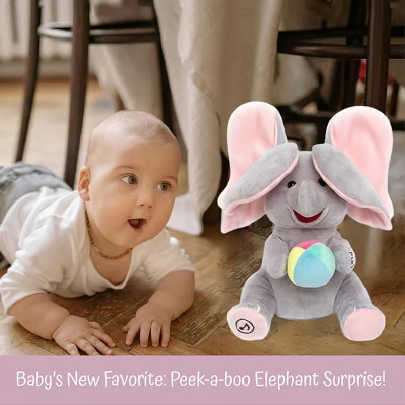 Cute Hide And Seek Elephant Plush Doll - GoMart!