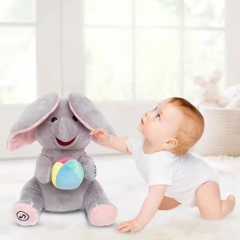 Cute Hide And Seek Elephant Plush Doll - GoMart!