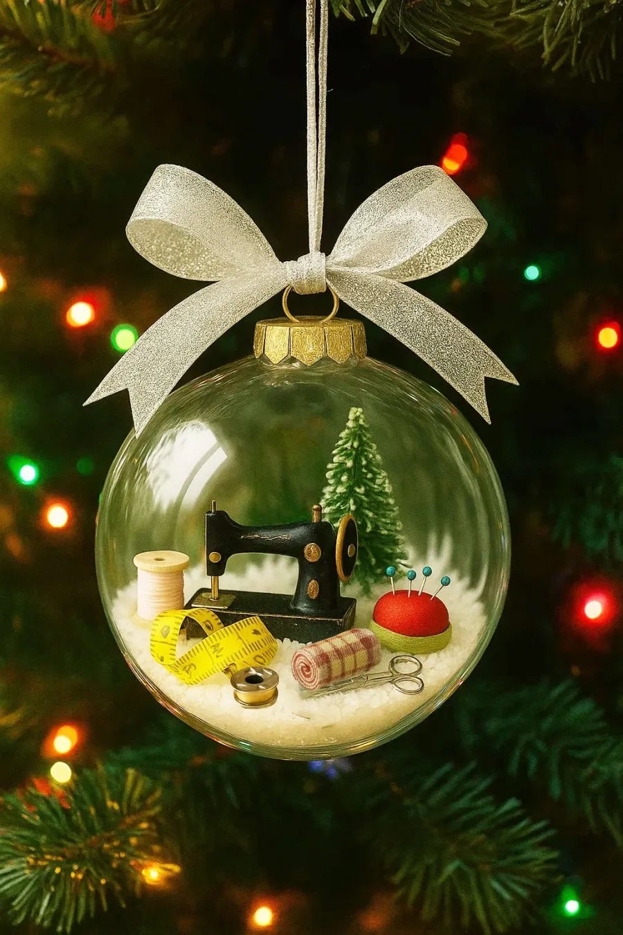 🔥Early Chrismas sale 49% off🔥🎄Holiday Sewing Snow Globe Ornament🎄 - GoMart!
