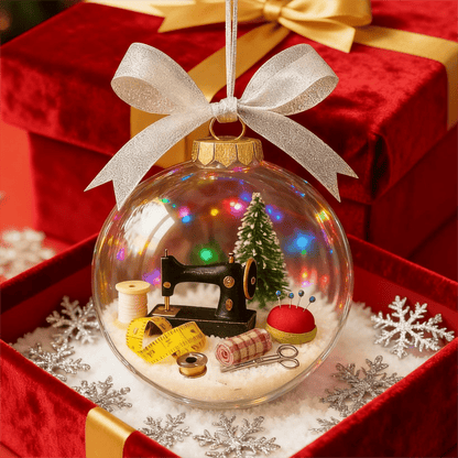 🔥Early Chrismas sale 49% off🔥🎄Holiday Sewing Snow Globe Ornament🎄 - GoMart!