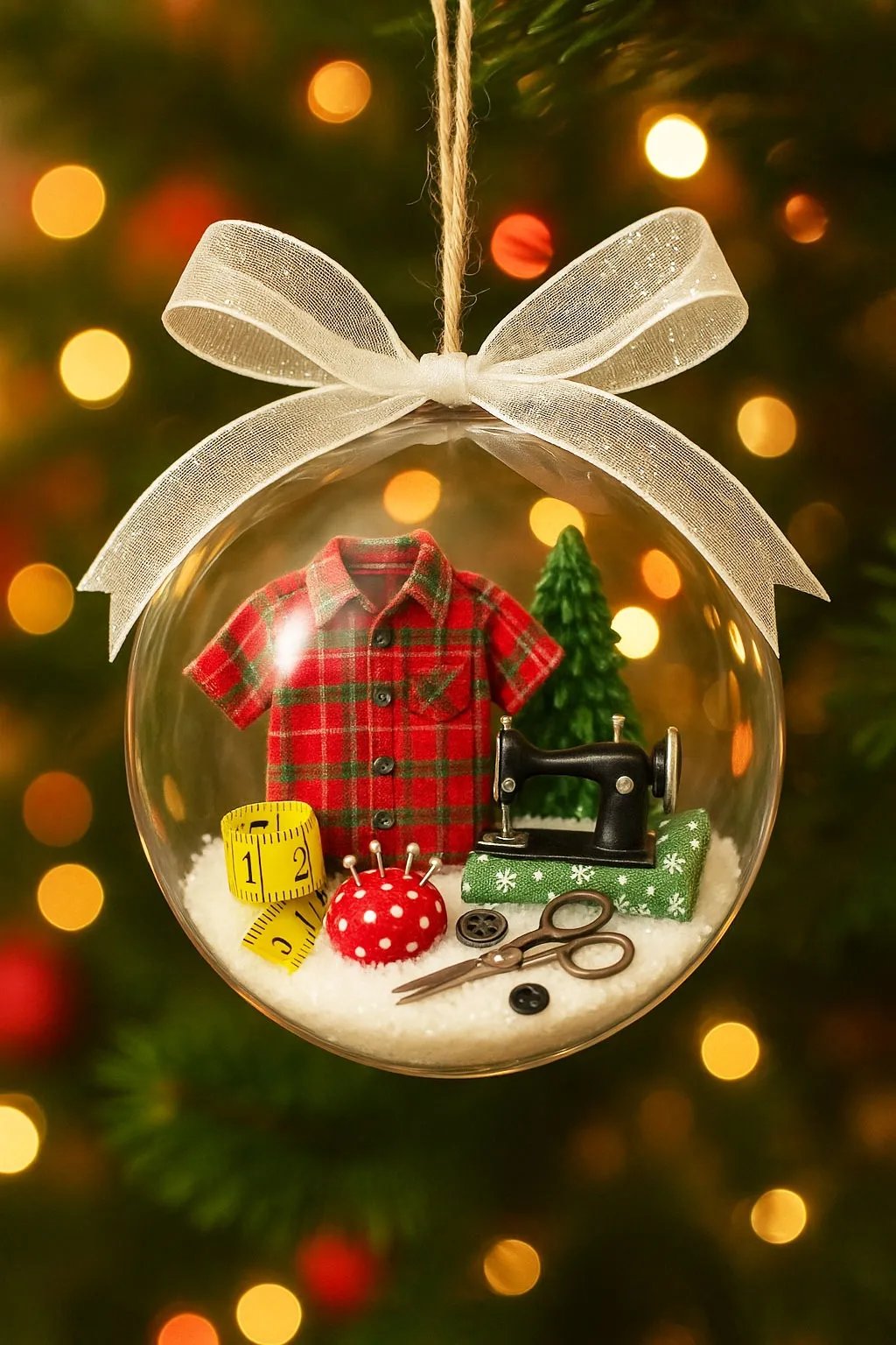 🔥Early Chrismas sale 49% off🔥🎄Holiday Sewing Snow Globe Ornament🎄 - GoMart!