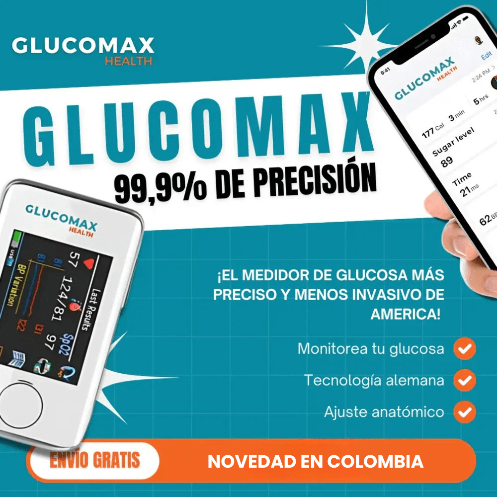 GlucoMax™ Medidor de Glucosa sin pinchazos + Manual Incluido - GoMart!