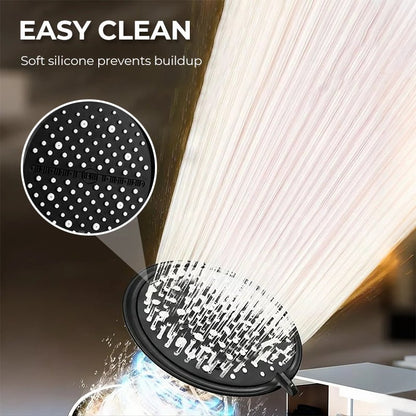 High - Pressure Adjustable Rainfall Shower Head - GoMart!