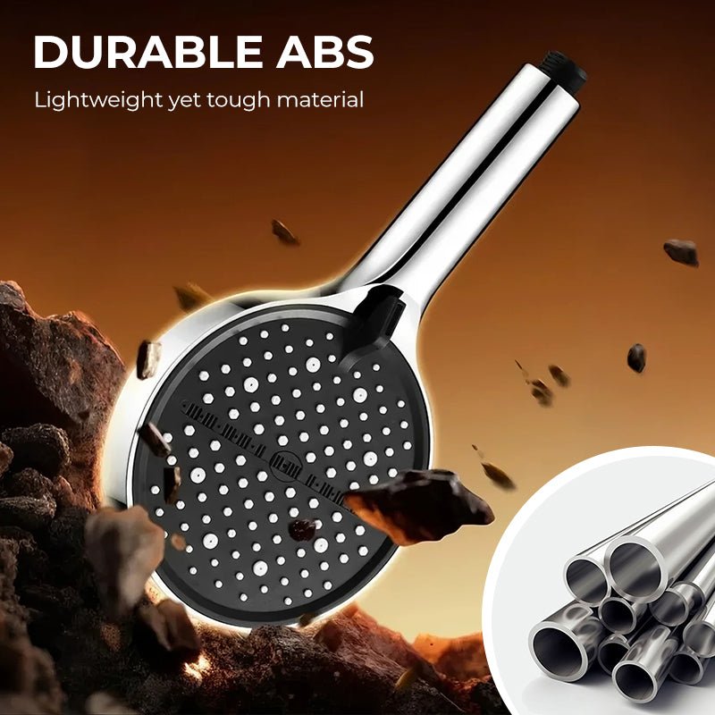 High - Pressure Adjustable Rainfall Shower Head - GoMart!