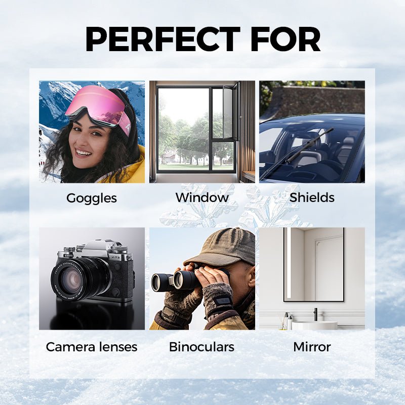 ❄️LAST DAY - BUY 1 GET 1 FREE💥Micromolecular Anti - Fog Coating Wiper – Keeps Your Windshield Clear & Fog - Free 🧽✨ - GoMart!