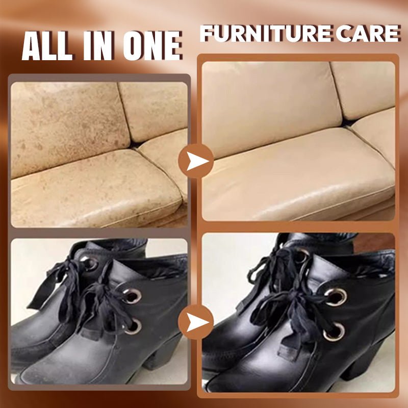 Leather Care & Cleaning Cream with Sponge - GoMart!