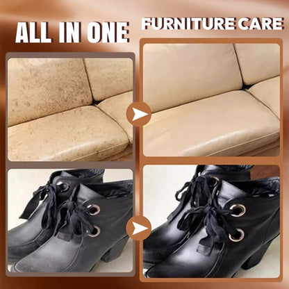 Leather Care & Cleaning Cream with Sponge - GoMart!