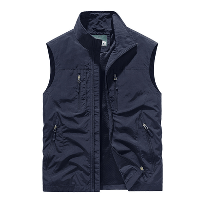 ⏰Limited Time Sale 49% OFF🔥🧥Men's Oversized Sleeveless Vest Jacket With Pockets - GoMart!