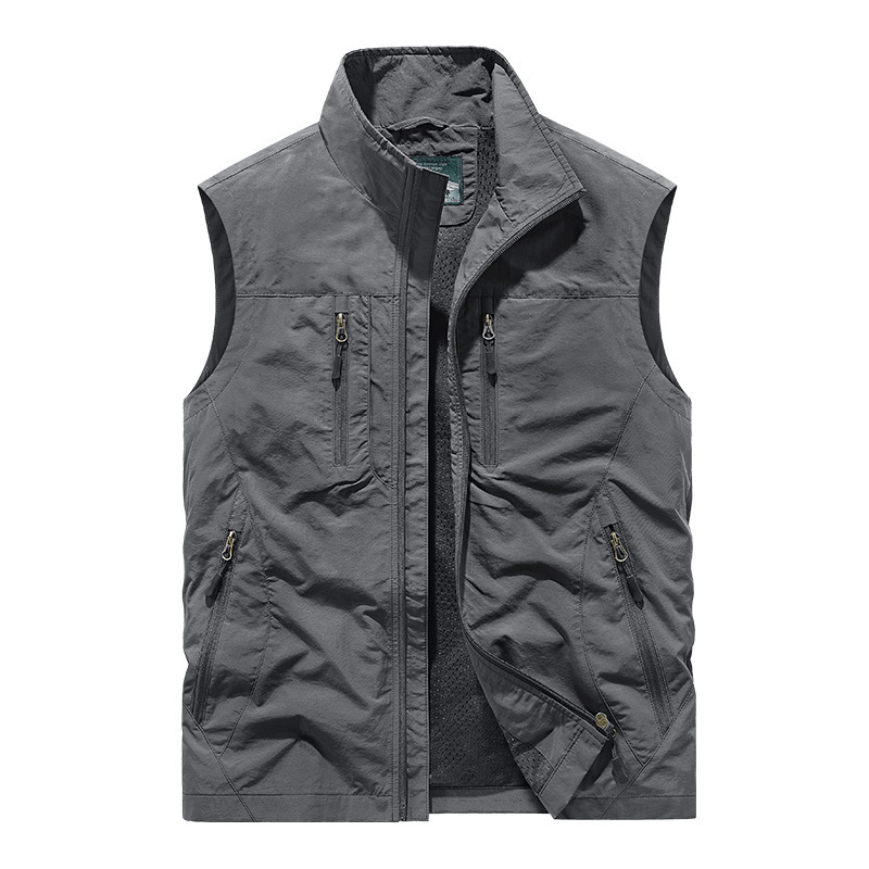 ⏰Limited Time Sale 49% OFF🔥🧥Men's Oversized Sleeveless Vest Jacket With Pockets - GoMart!