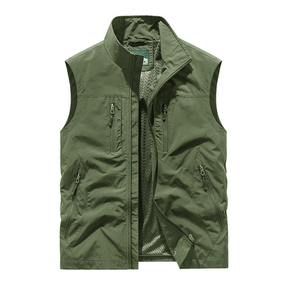 ⏰Limited Time Sale 49% OFF🔥🧥Men's Oversized Sleeveless Vest Jacket With Pockets - GoMart!