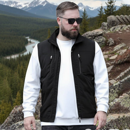 ⏰Limited Time Sale 49% OFF🔥🧥Men's Oversized Sleeveless Vest Jacket With Pockets - GoMart!