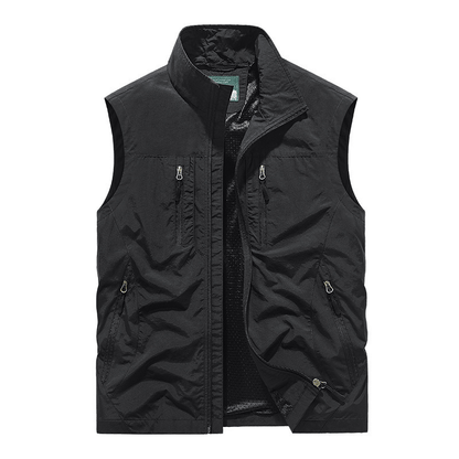 ⏰Limited Time Sale 49% OFF🔥🧥Men's Oversized Sleeveless Vest Jacket With Pockets - GoMart!