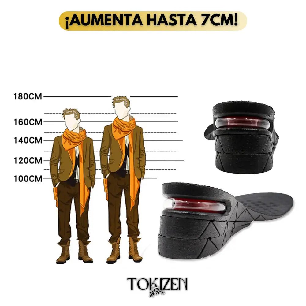 Plantillas para Aumentar Altura | Kit Completo hasta 7 cm – SIRVE PARA CUALQUIER TALLA - GoMart!