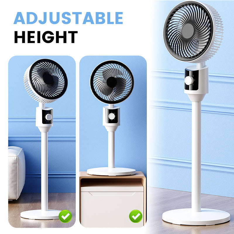 🌞Summer Sale 50% Off🎉🍃Oscillating Electric Stand Fan with Adjustable Height