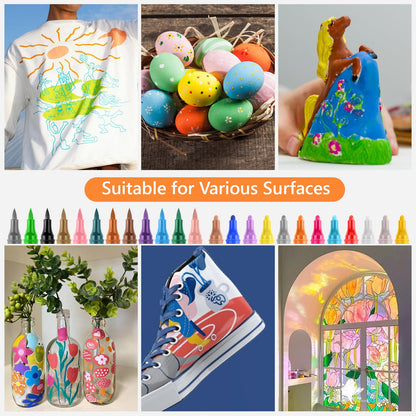 ⏳THE WEEK'S SPECIAL PRICE ￡7.99!!✨🎁Dual - Tip Glitter Marker Pen - GoMart!